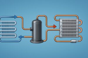 Ciclo de funcionamiento del aire acondicionado: evaporación, compresión, condensación y expansión
